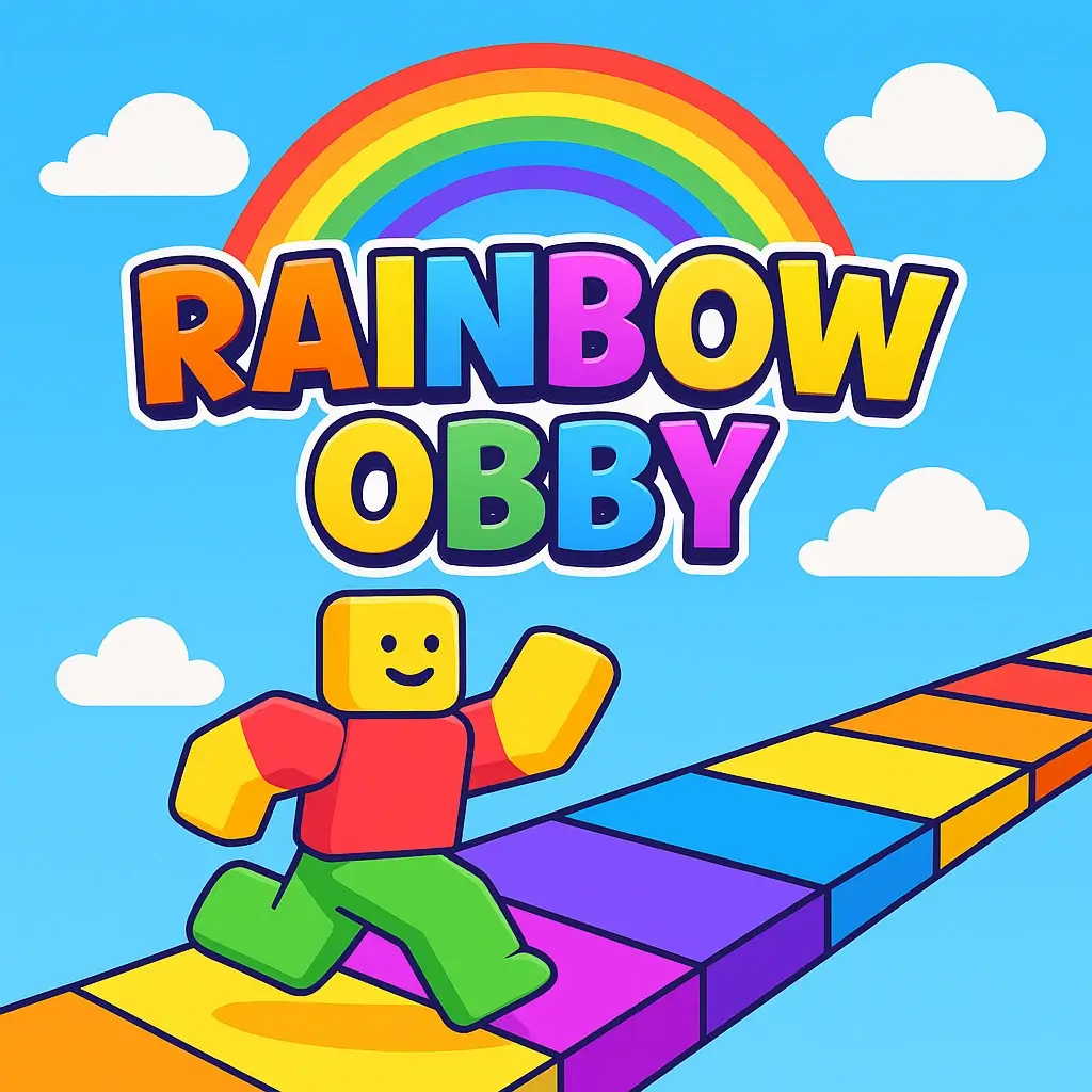 Rainbow Obby | Play Online on BizofGames 1#